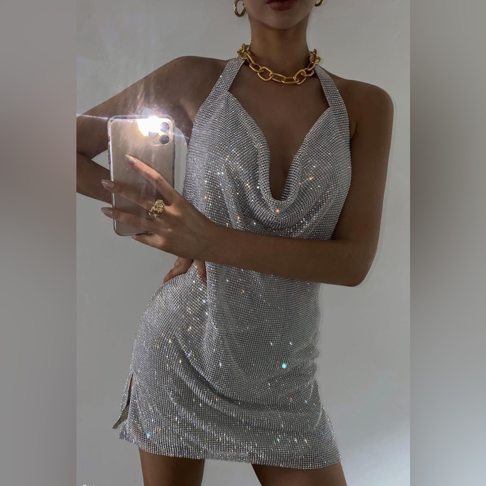 Meshki Meilani Silver Dress
